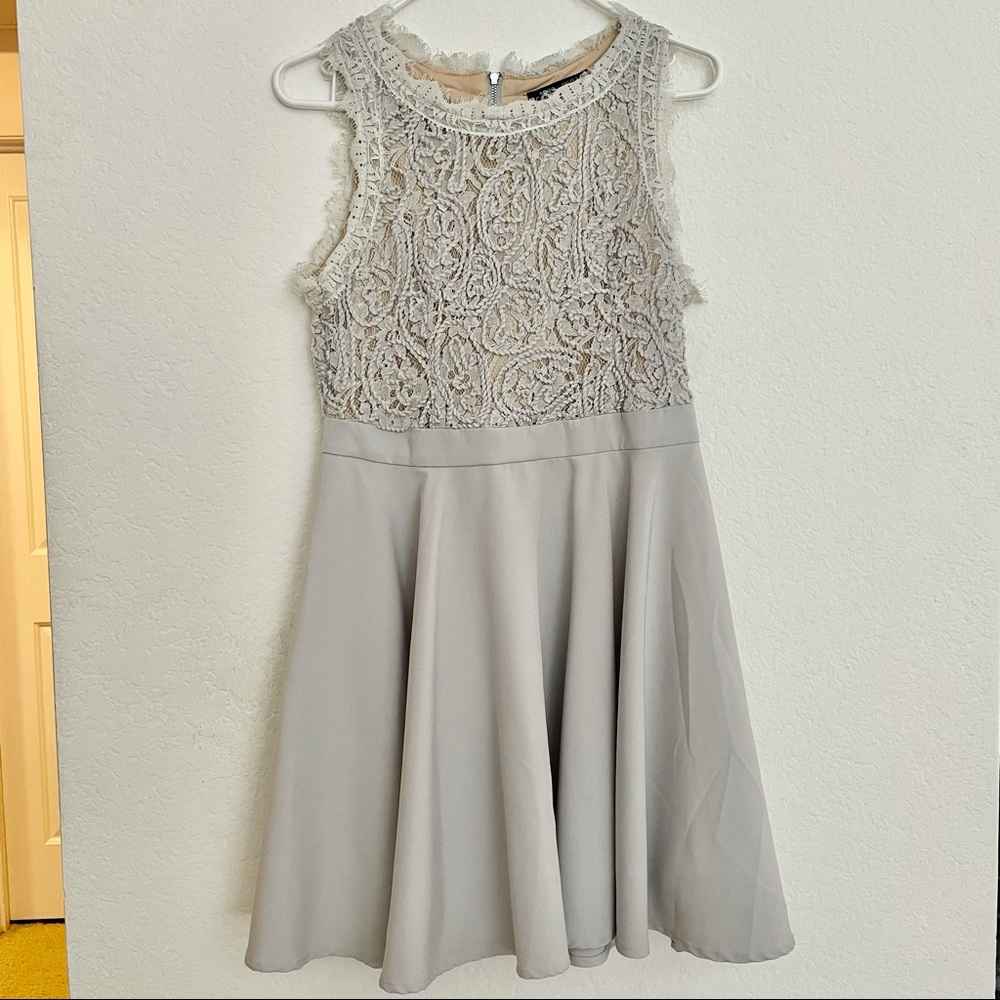 Romeo & Juliet Gray Skater Dress